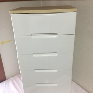 ☆取引完了☆5段衣装ケース 使用期間短く 美品の画像
