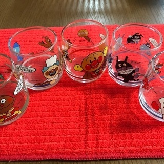 【譲り先決定】アンパンマングラス５点セット＆型抜きいろいろ
