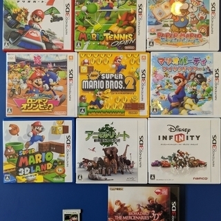 マリオ他3DSカセット中古まとめ売り　３千円