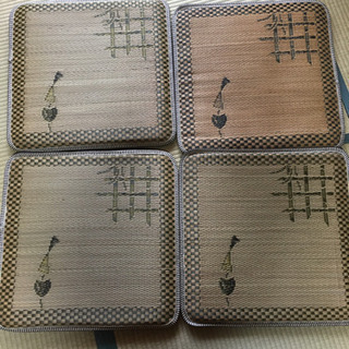 ござ座布団　4枚