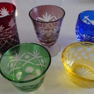 切子グラス(5点セット)