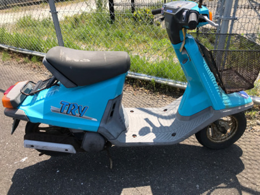 売約済み　ヤマハ　トライ　52w キー無し　書類あり　レトロスクーター　検）ペリカンジョグ