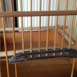 　竹籠　鳥かご　未使用品の画像