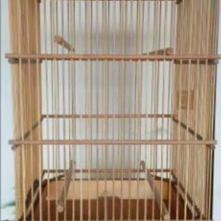 　竹籠　鳥かご　未使用品の画像
