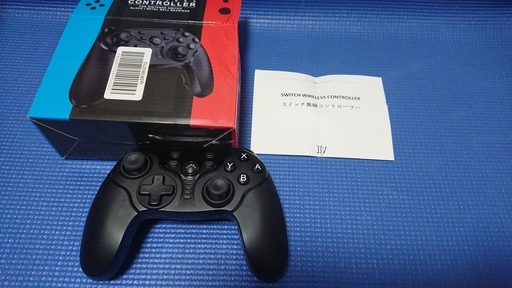 【値下げ】【Switchバージョン6.0.1に適用】AnvFlik Nintendo Switch用 Controller ワイヤレス 無線 コントローラー ブルートゥース接続 人間工学 ジャイロ HD振動 高耐久ボタン ブラック