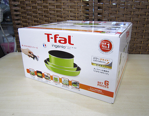 新品 T-fal インジニオ・ネオ キウィ 6点セット L21790 ティファール 26cm 22cm 18cm フライパン ソースパン 鍋 札幌市 白石区 東札幌