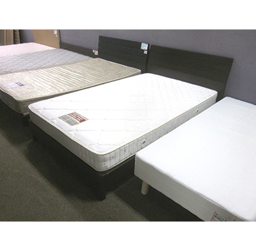 【セミダブルベッド かため バネ数多め】ハイカウントボンネルコイル シンプル 分解＆組立てかんたん ダークブラウン こげ茶色系 セミダブルベット 札幌 本郷通店