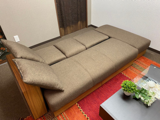 【美品★】二人掛け　ソファベッド