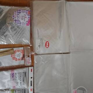 フリマや露店や事務用品・商業展示など！　ラッピング袋多数　未使用品ばかり　全部まとめての画像