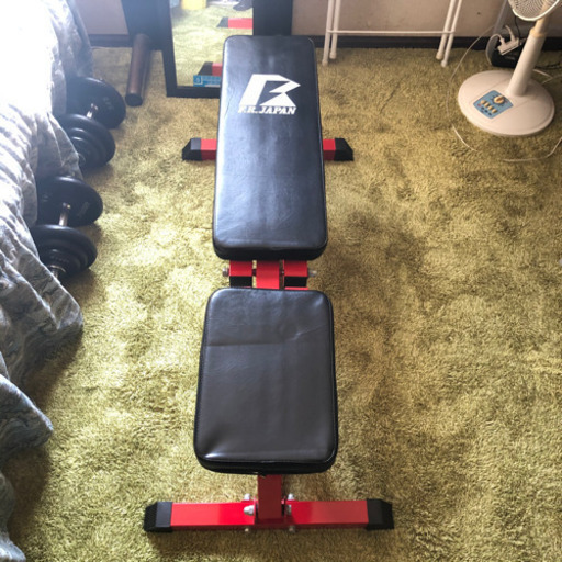 インクラインベンチ　可変式ダンベル　20Kg×2個セット