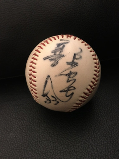 中日ドラゴンズ　郭 源治(かくげんじ) 直筆サインボール