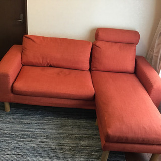 【取りに来てください】　無印良品カウチソファー　カバー新しいです。の画像