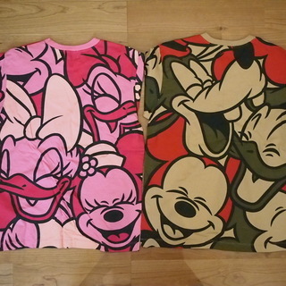 ★美品★ディズニー　Tシャツ　ミッキーミニー2枚セット　ペアの画像