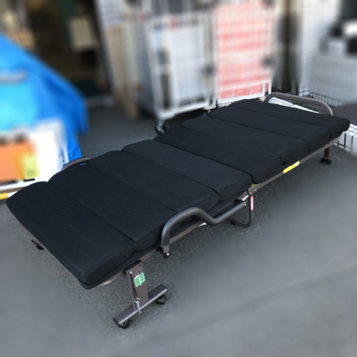 美品 リクライニングベッド【自社配送は札幌市内限定】ニトリ 折りたたみパイプベッド OLBN-920 折りたたみベッド パイプベッド