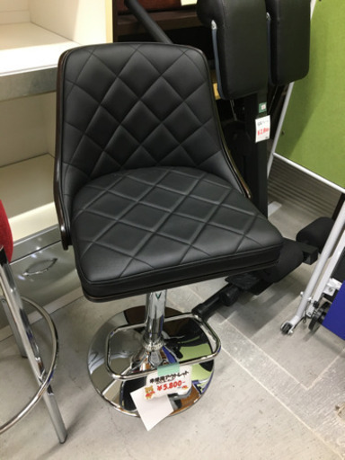 ●販売終了● アウトレット品　カウンターチェアー　バーチェアー　ブラック　新品