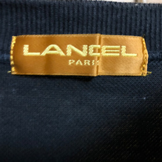 LANCEL, Tシャツ 黒　Lの画像