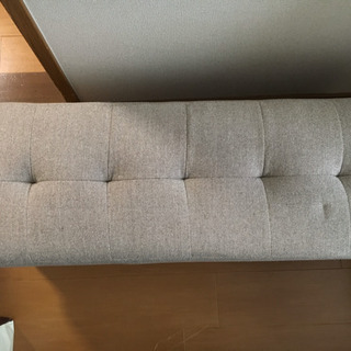 ニトリ　ソファーベッド　可動式　シングル　収納付の画像