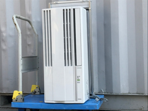 美品！コロナ 4～6畳◇2018年製◇ウインドエアコン◇冷房専用◇リモコン付き◇CW-1618◇JA-0140