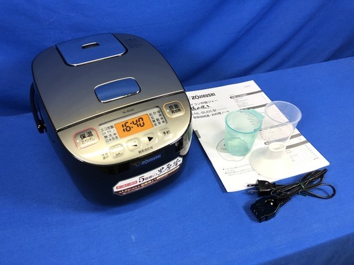 【管理KRK190】ZOJIRUSHI 2018年 NL-BU05 3合炊き マイコン炊飯ジャー