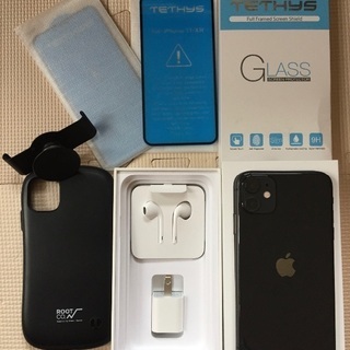 iPhone11 128GB SIMフリー 新品イヤホン・新品充電器・ケース付き