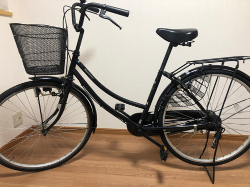 買い物や、一人暮らしに便利！！自転車(ブラック)