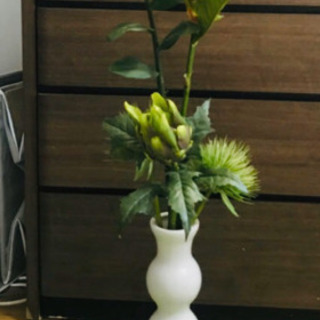 ★お部屋のインテリアに★造花・フェイクグリーン(花瓶付き)