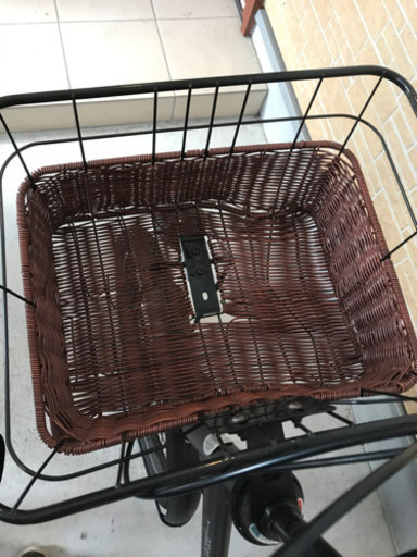 自転車　リアチャイルドシート付き