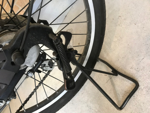 自転車　リアチャイルドシート付き