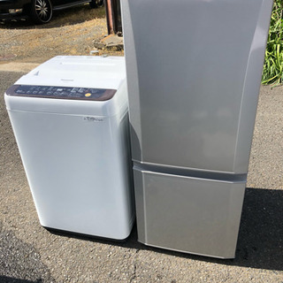 地域限定配達設置無料 冷蔵庫 146L 洗濯機6kg 三菱 Panasonic