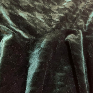 130 ベロア千鳥柄スカートの画像