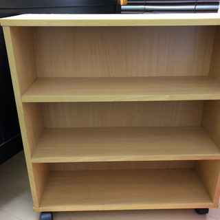 キャスター＆取手付き　本棚