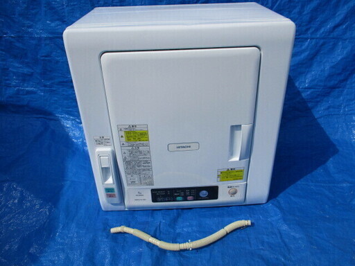 日立 衣類乾燥機 DE-N50WV ピュアホワイト 2016年製 乾燥容量 5kg  HITACHI 動作品
