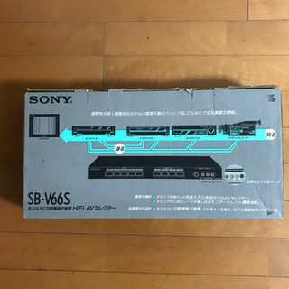 S端子装備　HiFi AVセレクター　SONY SB-V66Sの画像