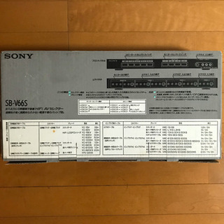 S端子装備　HiFi AVセレクター　SONY SB-V66Sの画像