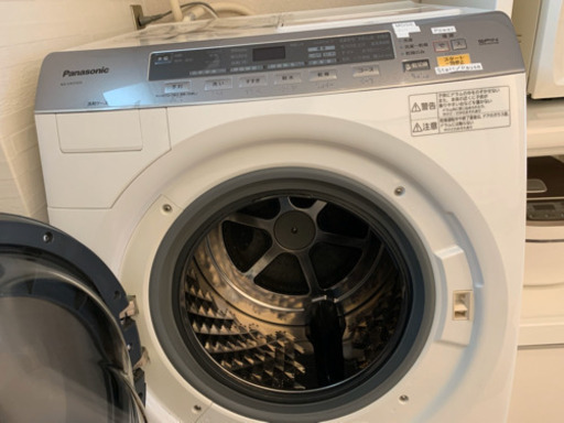 中古Panasonic全自動ドラム式洗濯乾燥機PayPay払可！⭐️2021年2月リユース保証付
