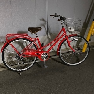 26インチ EAST BOY LEDオートライト 6段変速 美品