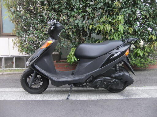 スズキ　アドレスV125　チョイカスタム　実動中古美車　タイヤ前後バリ山　社外マフラー付　自賠責保険(令和2年8月)付き