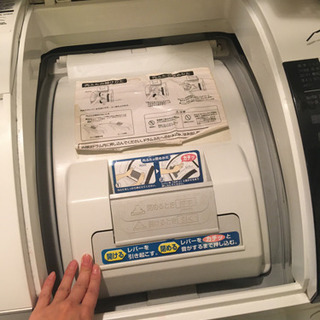 洗濯乾燥機※6日までに問い合わせなければリサイクル出しますの画像