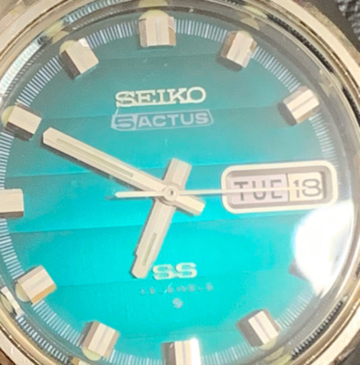 【値下げ15000→13500→12000円】セイコー5ACTUS SS25石　腕時計　4月／上旬オーバーホール済み