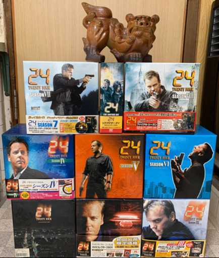 【販売終了値下30000→27000円】24（TWENTY FOUR）シーズン全巻　【USED】コレクターズBOX