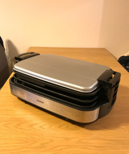 象印　ホットプレート　たこ焼き器　鉄板5種　美品