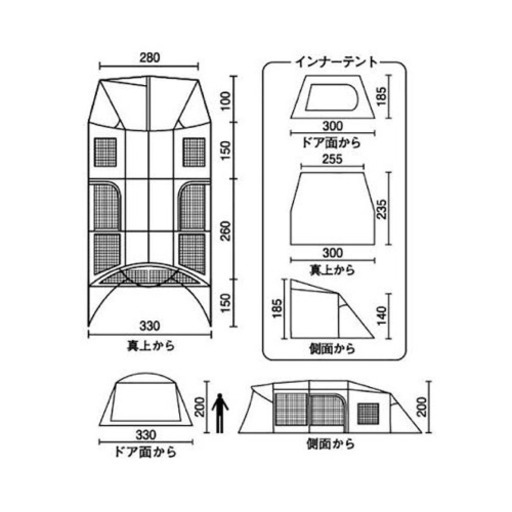 コールマン トンネル２ルームハウス/LDX+