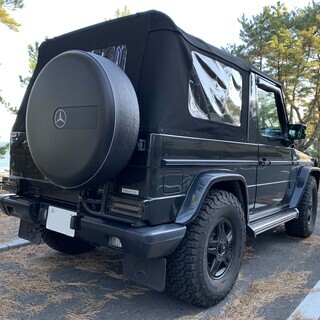 超希少車 Ｇクラス カブリオレ Ｇ320 W463 なんと左ハンドル！ 奇跡の ＡＭＧ 正規ディーラー車 4ＷＤ ＡＴ 幌新品 ゲレンデヴァーゲン コンディション良好！  コレクションにもぜひ！の画像