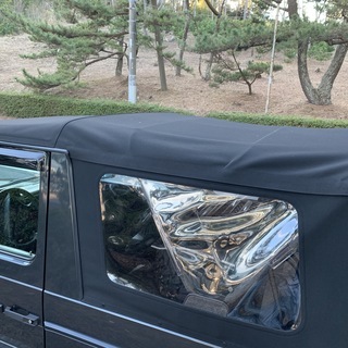 超希少車 Ｇクラス カブリオレ Ｇ320 W463 なんと左ハンドル！ 奇跡の ＡＭＧ 正規ディーラー車 4ＷＤ ＡＴ 幌新品 ゲレンデヴァーゲン コンディション良好！  コレクションにもぜひ！の画像