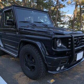 超希少車 Ｇクラス カブリオレ Ｇ320 W463 なんと左ハンドル！ 奇跡の ＡＭＧ 正規ディーラー車 4ＷＤ ＡＴ 幌新品 ゲレンデヴァーゲン コンディション良好！  コレクションにもぜひ！の画像