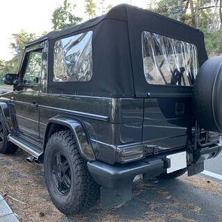 超希少車 Ｇクラス カブリオレ Ｇ320 W463 なんと左ハンドル！ 奇跡の ＡＭＧ 正規ディーラー車 4ＷＤ ＡＴ 幌新品 ゲレンデヴァーゲン コンディション良好！  コレクションにもぜひ！の画像