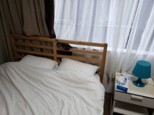 イケア　ダブルベット　美品　半年使用