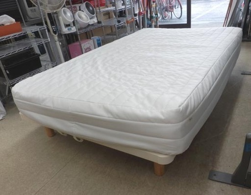 セミダブルベッド 無印良品 マットレス付き フレーム MUJI　木脚付き すのこ 良品計画 ペイペイ対応 札幌市西区西野