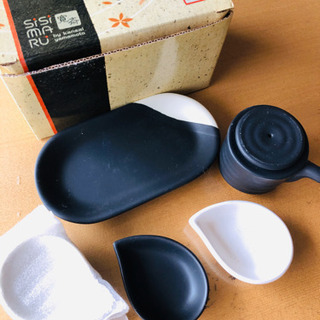 卓上醤油差しセット  未使用品箱入り