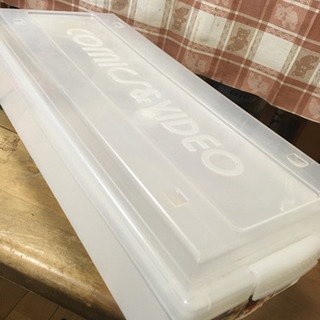 収納ケース クリアケース コミック マンガ ビデオ  大容量の画像